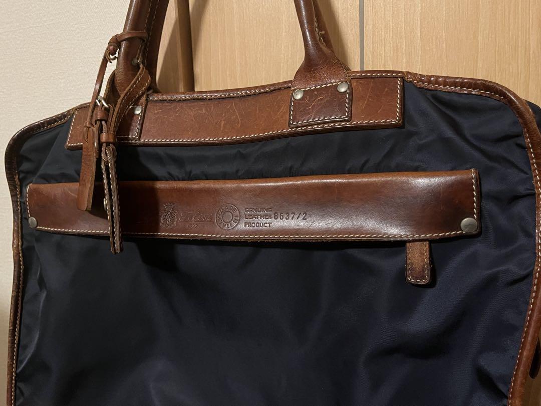 美品 Felisi フェリージ 高級本革ブリーフケース8637/2 濃茶 状態良