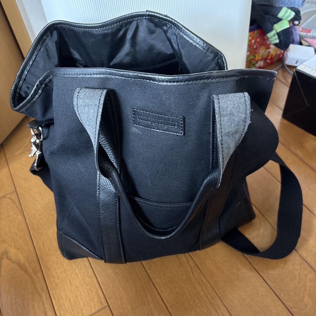 2wayキャンバス トートバッグ ショルダー付き