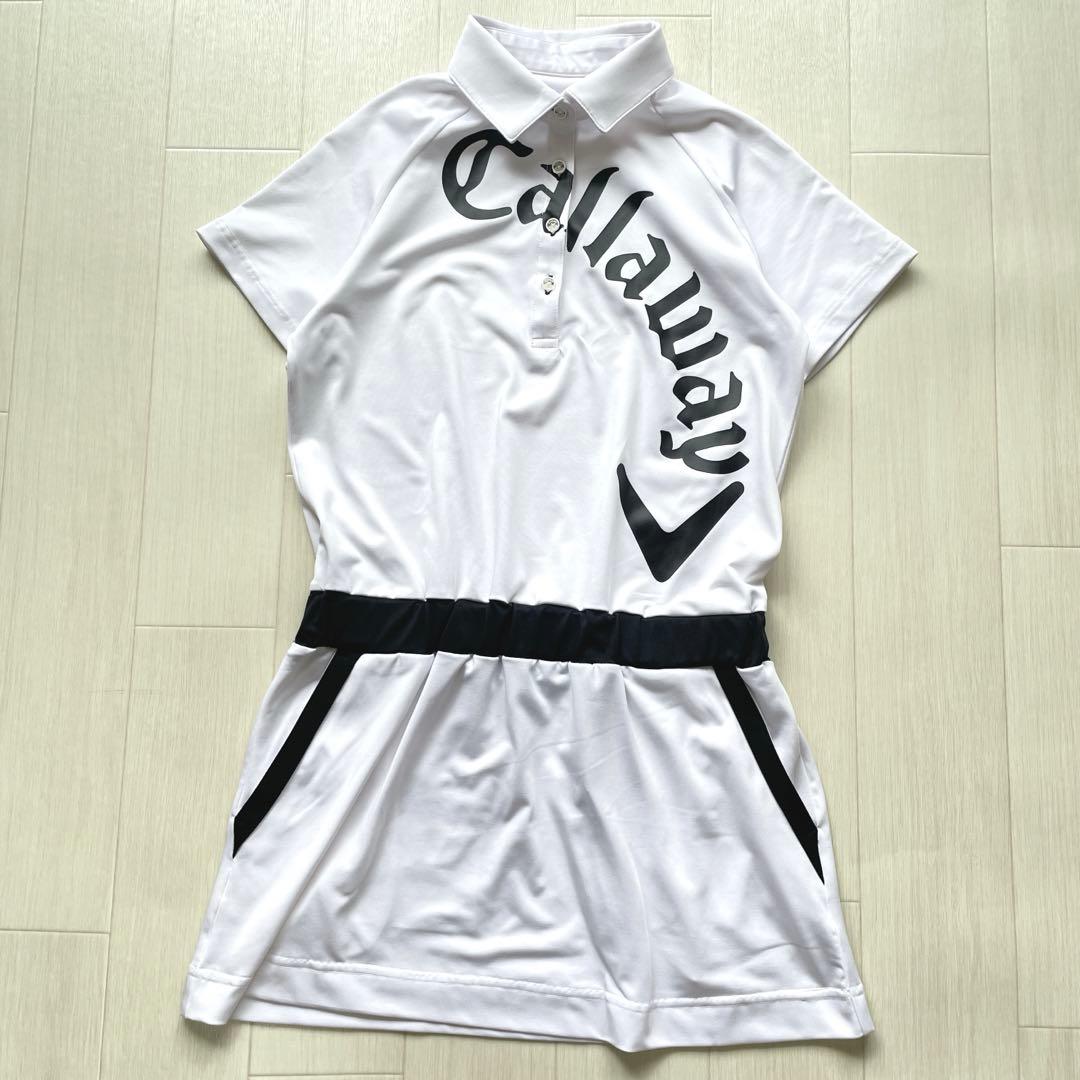 Callaway キャロウェイ ゴルフワンピース デカロゴ ロゴプリント M