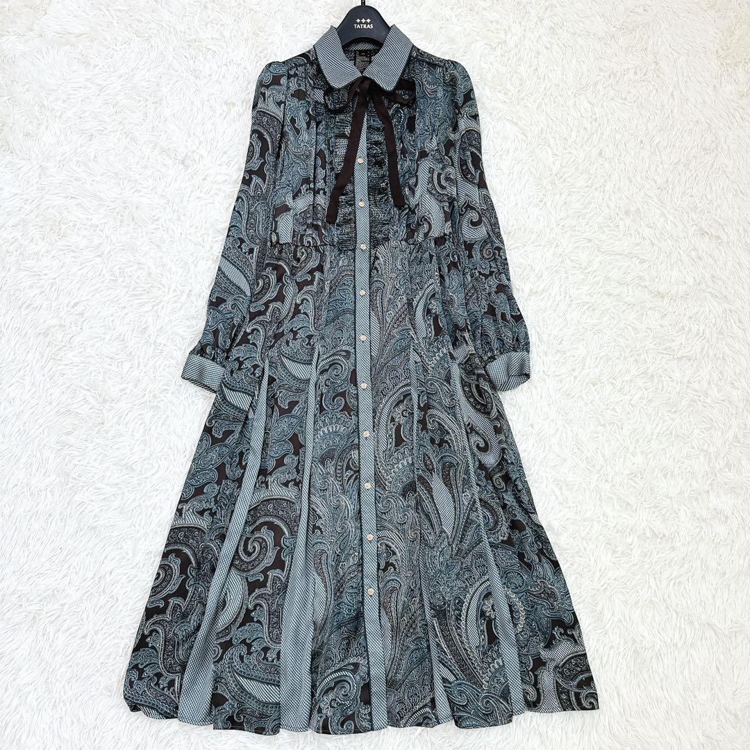 美品✨ ソブ sov. ダブルスタンダード ペイズリープリント