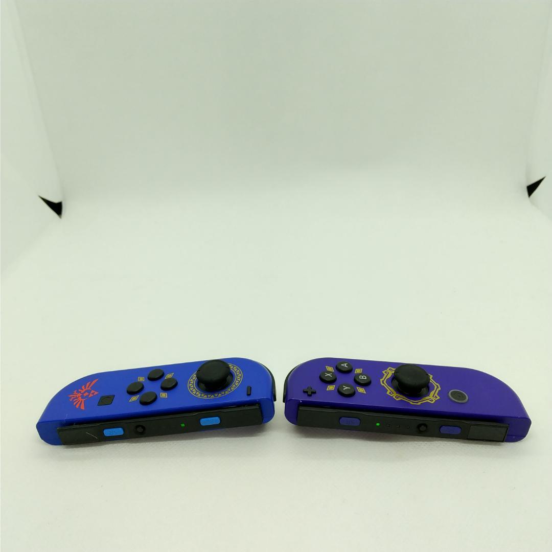 Nintendo Switch - 【美品】①Switch ジョイコン　ゼルダの伝説　左右LR　任天堂純正品　青紫 箱付き】Switch ジョイコンゼルダの伝説左右LR 【任天堂純正品】青紫