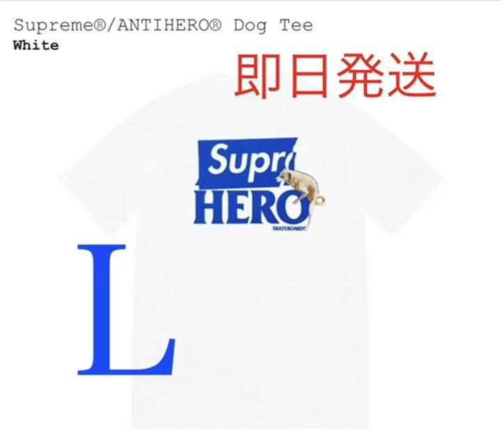 Supreme ANTIHERO Dog Tee White L - Tシャツ/カットソー(半袖