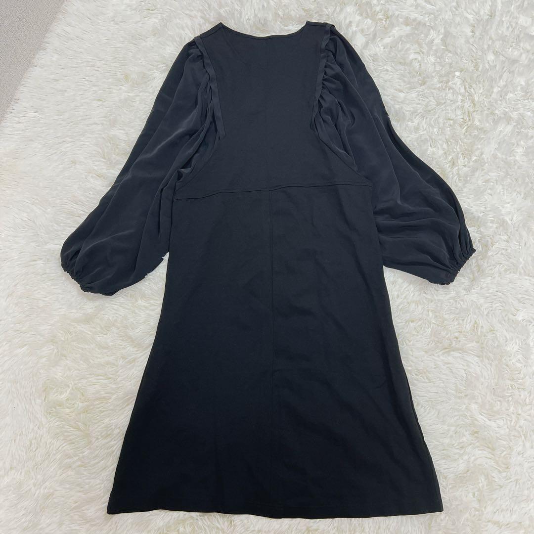 美品✨スコットクラブ　FENNEL ドッキングワンピース　ブラック　Ｍ