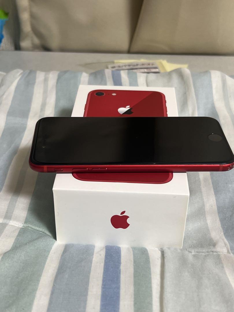 iPhone8 レッド　本体　箱付き