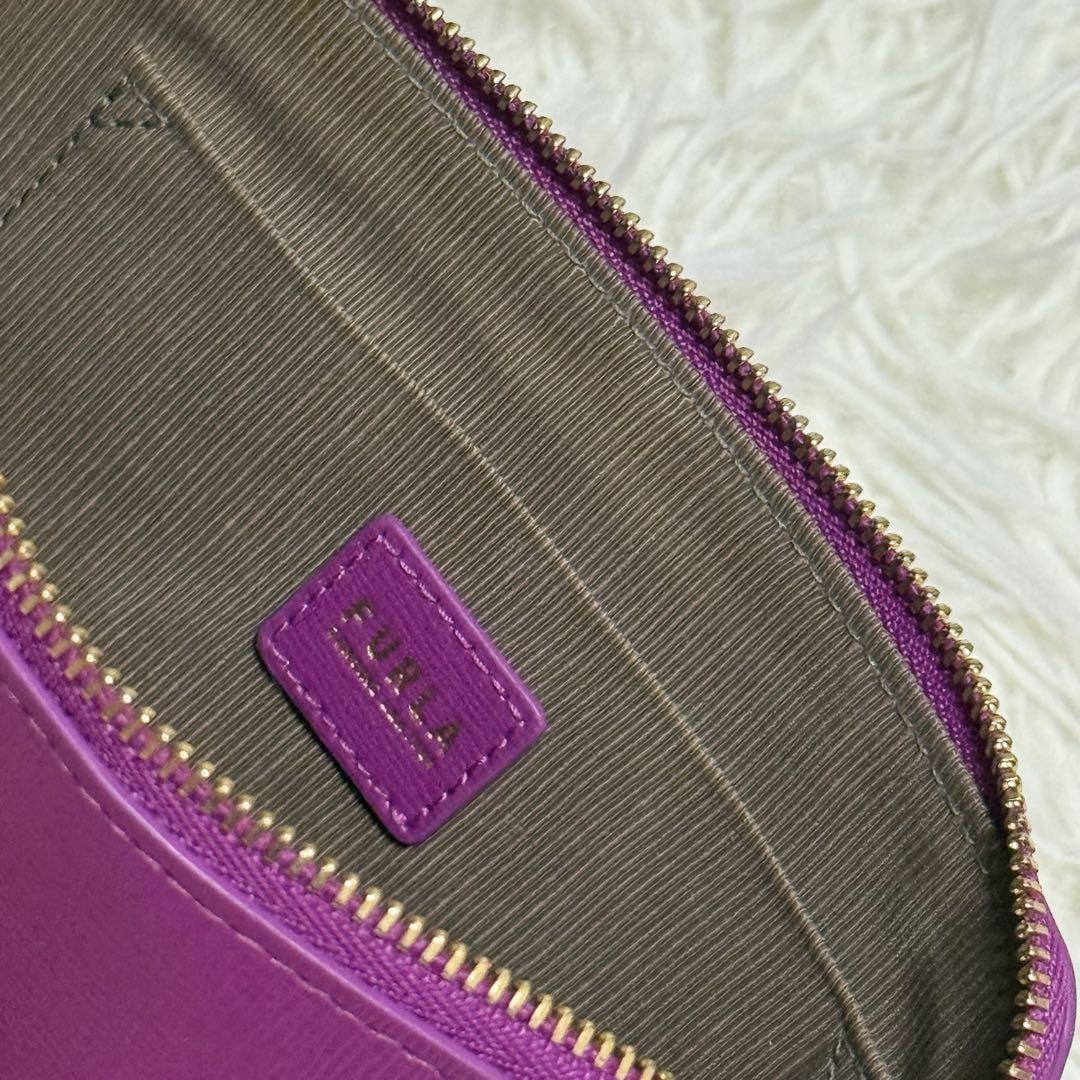 【美品】FURLA エレクトラ コスメティックケース ミニ ポーチ