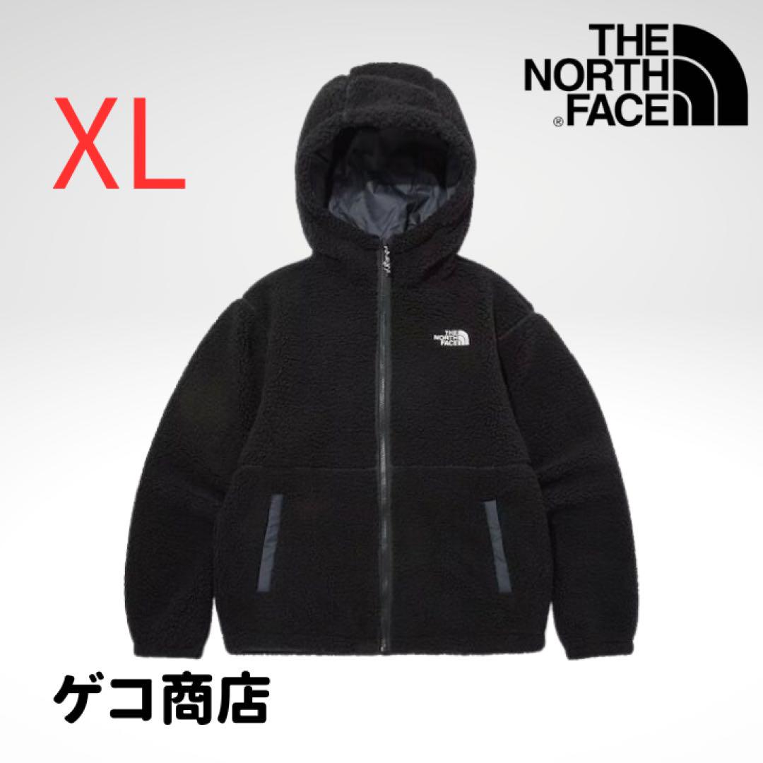 韓国限定　ノースフェイス　リバーシブル　ボアフリースパーカー　XL