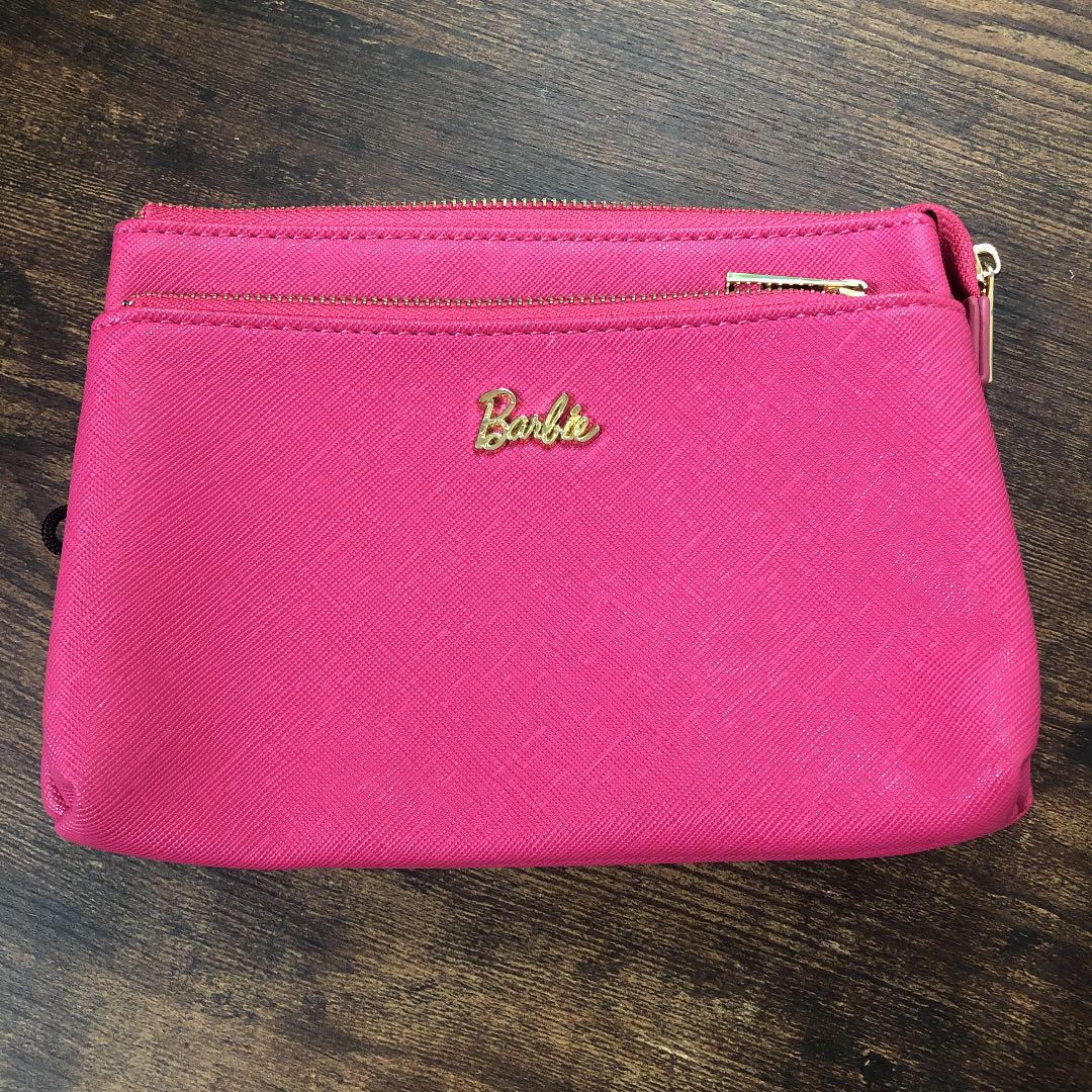 【美品】Barbie ピンク ポーチ