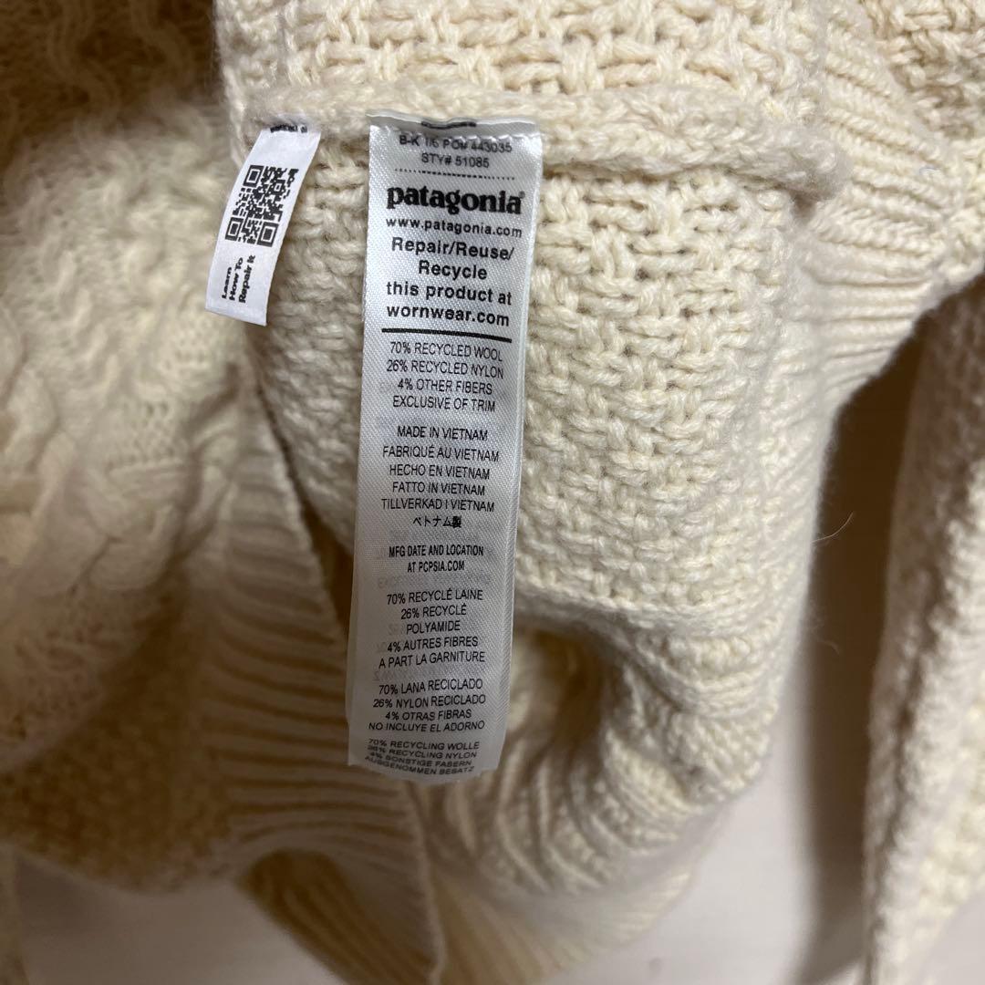 ケーブルニット サイズmM・patagonia