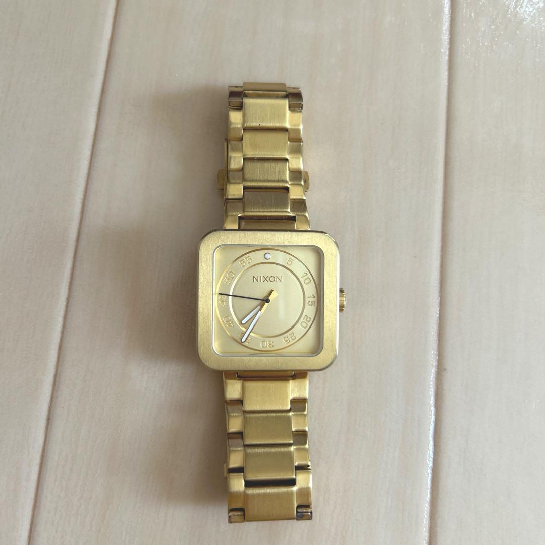 NIXON ローリングストーンズ 時計 ゴールド Rolling Stones Time Teller Watch | Gold / Gold | Unisex