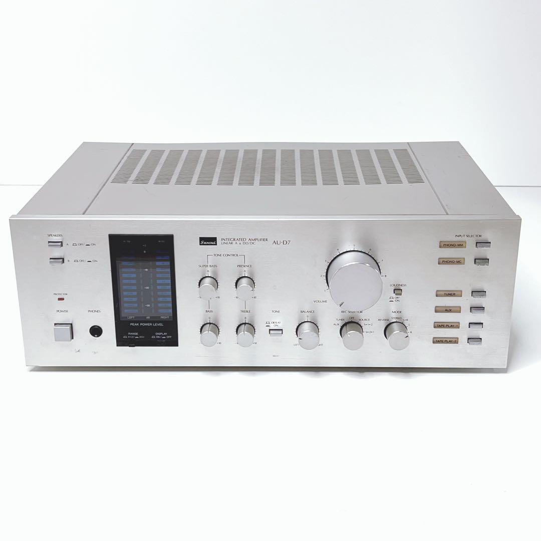 Sansui サンスイ AU-D7 プリメインアンプ SANSUI サンスイ プリメインアンプ AU-D7 - メルカリ