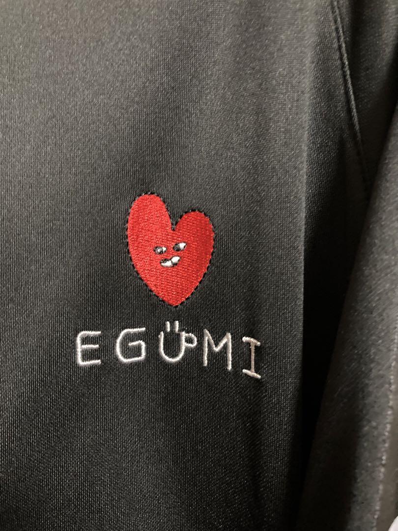 EGUMI HEART ジャージ　TRACK SUIT BLACK 江口拓也 衣類 江口拓也 EGUMI HEART TRACK SUIT(ジャージ) ブラック S