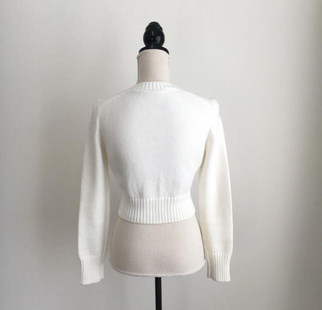 美品　FOXEY フォクシー　掲載　再販　エンジェルヘア　ニットカーディガン40