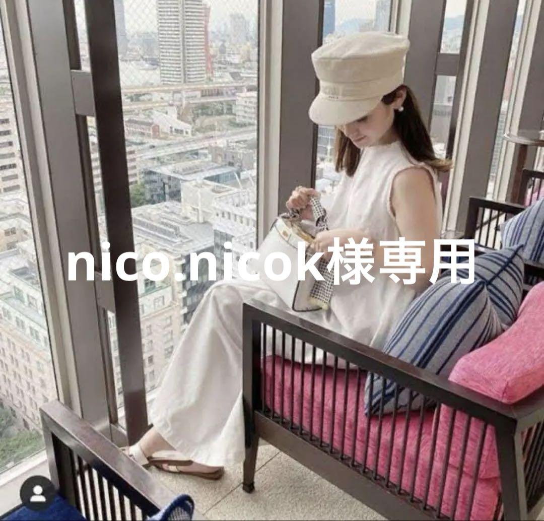 nico.nicok様専用　dolce.デニムワンピース　白