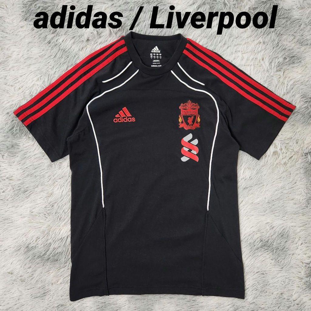 【adidas／アディダス】リバプール　半袖シャツ　ブラック　Lサイズ 楽天市場】アディダス スポーツブランドTシャツ サイズ表記 L