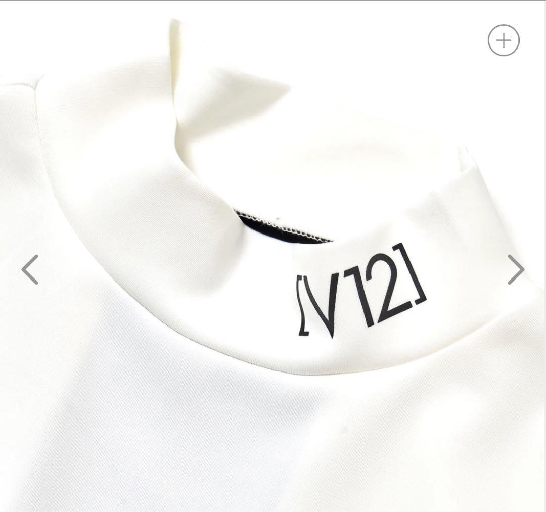 V12 長袖モックネック VER LOGO L/S MOCK