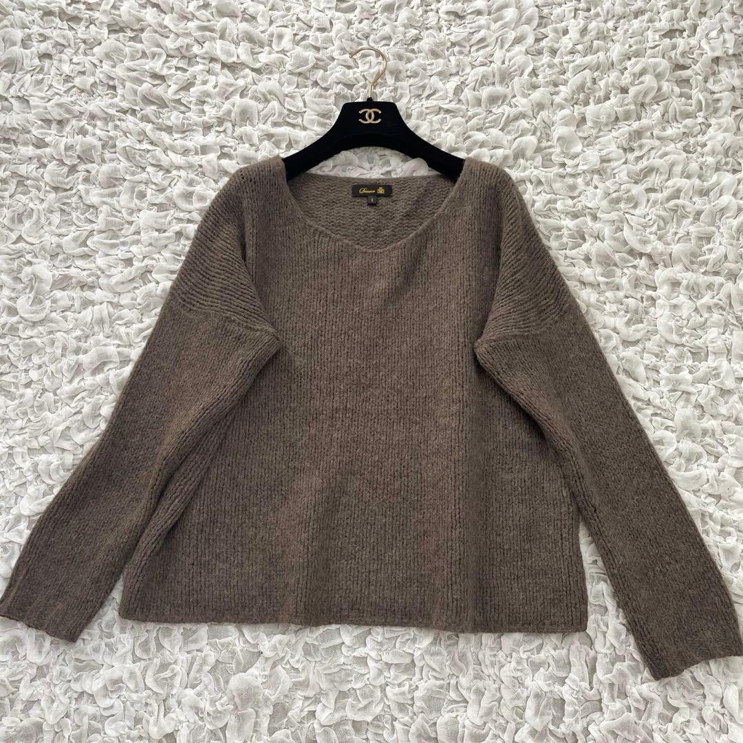 Drawer ドゥロワー　ふわふわアルパカ　ニット　セーター