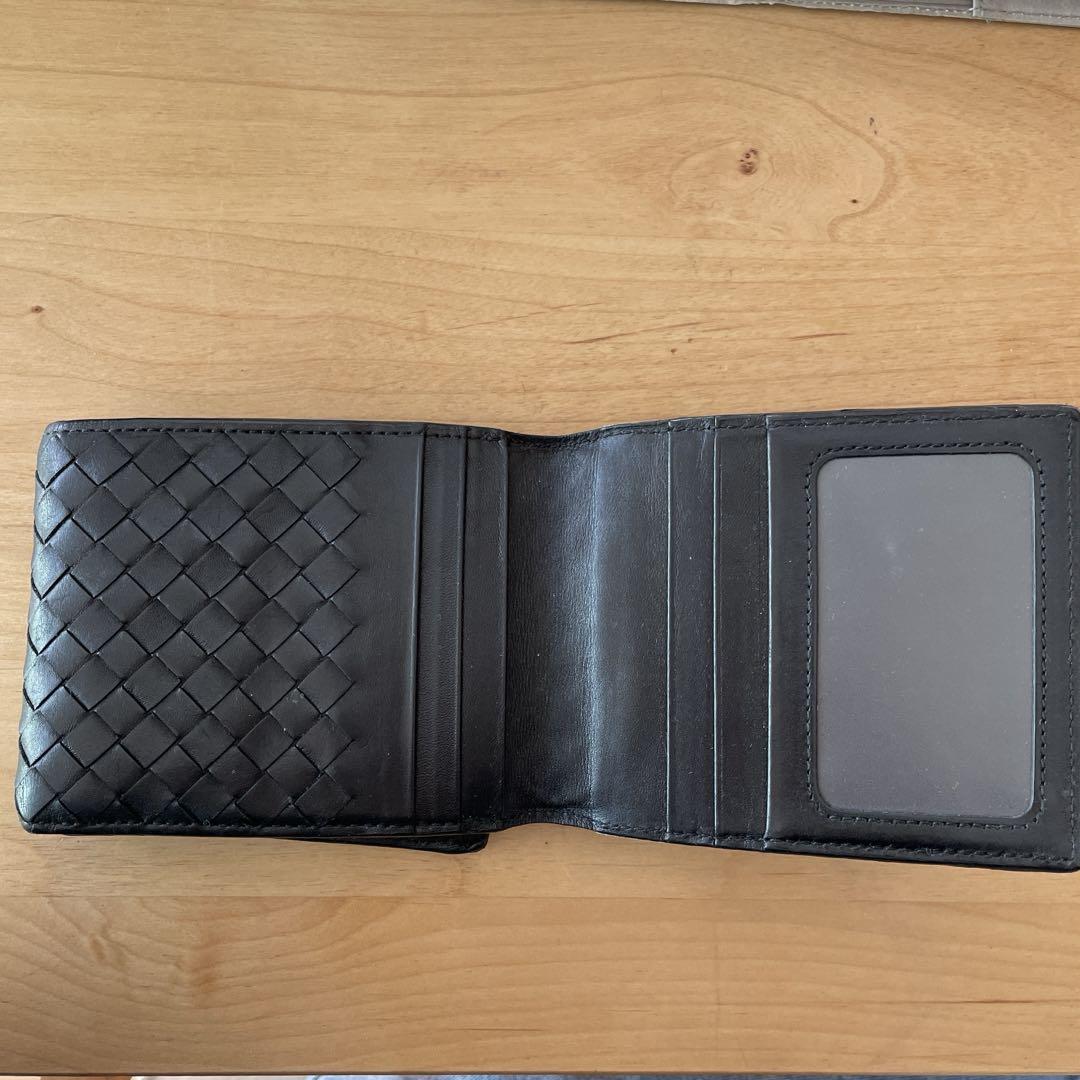 BOTTEGA VENETA 三つ折り財布 ブラック
