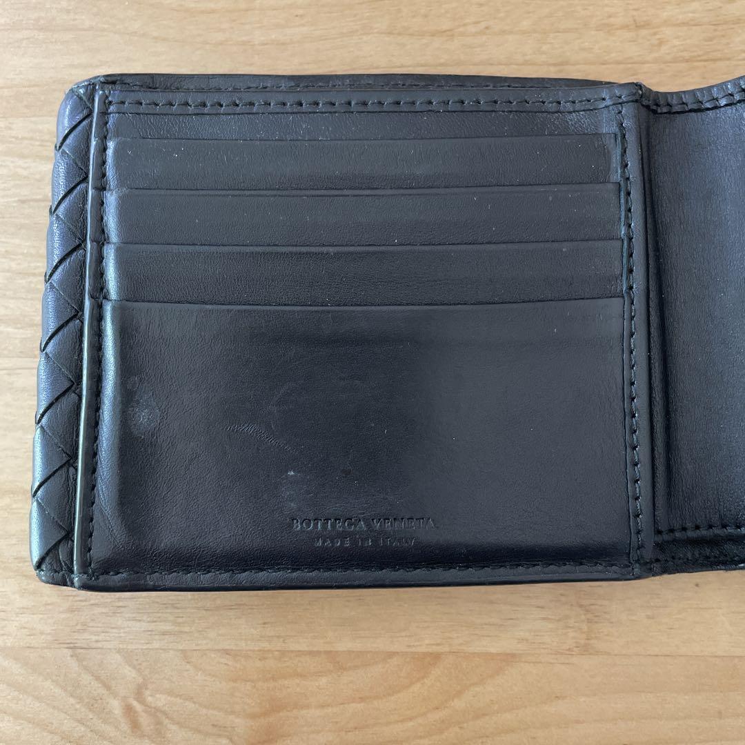 BOTTEGA VENETA 三つ折り財布 ブラック