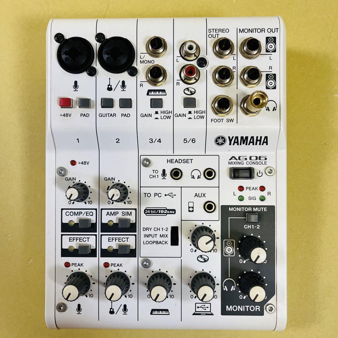 YAMAHA AG06 オーディオインターフェース ミキサー