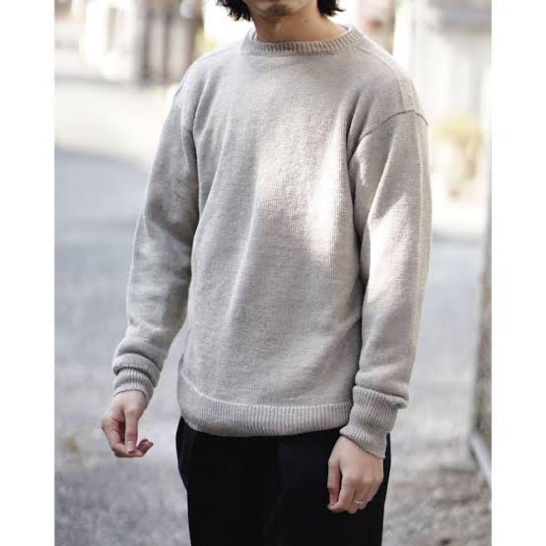 新品入荷 COMOLI 22SS ヘンプガンジーニット 美品 トップス