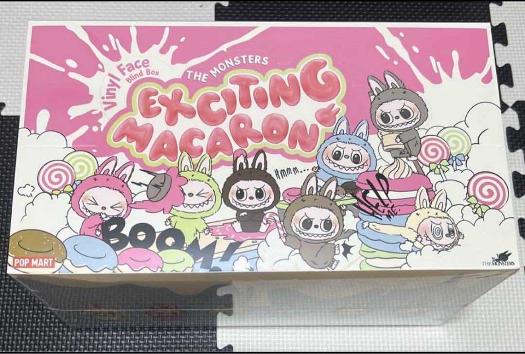 【値下げ中】POP MART Exciting Macaron ブルー 未使用】POPMART Exciting Macaron 青 labubu - メルカリ