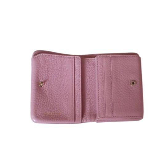 良品　ニナリッチ　２つ折り財布　牛革　ピンク 良品 ニナリッチ 2つ折り財布 牛革 ピンク - メルカリ