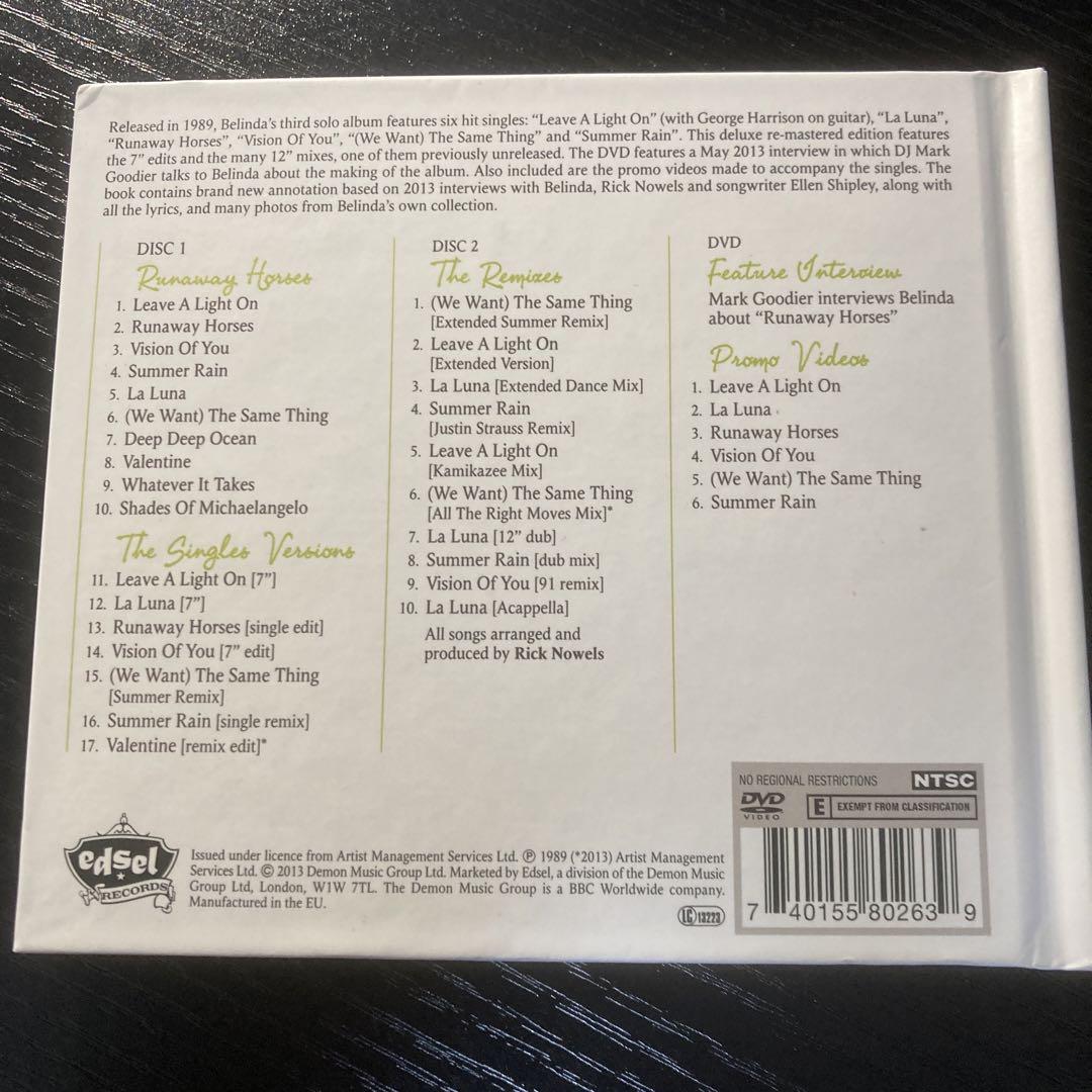 洋楽 belinda carlisle runnaway deluxe