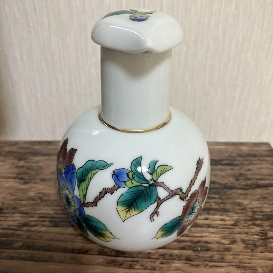 九谷満月醤油さし山茶花