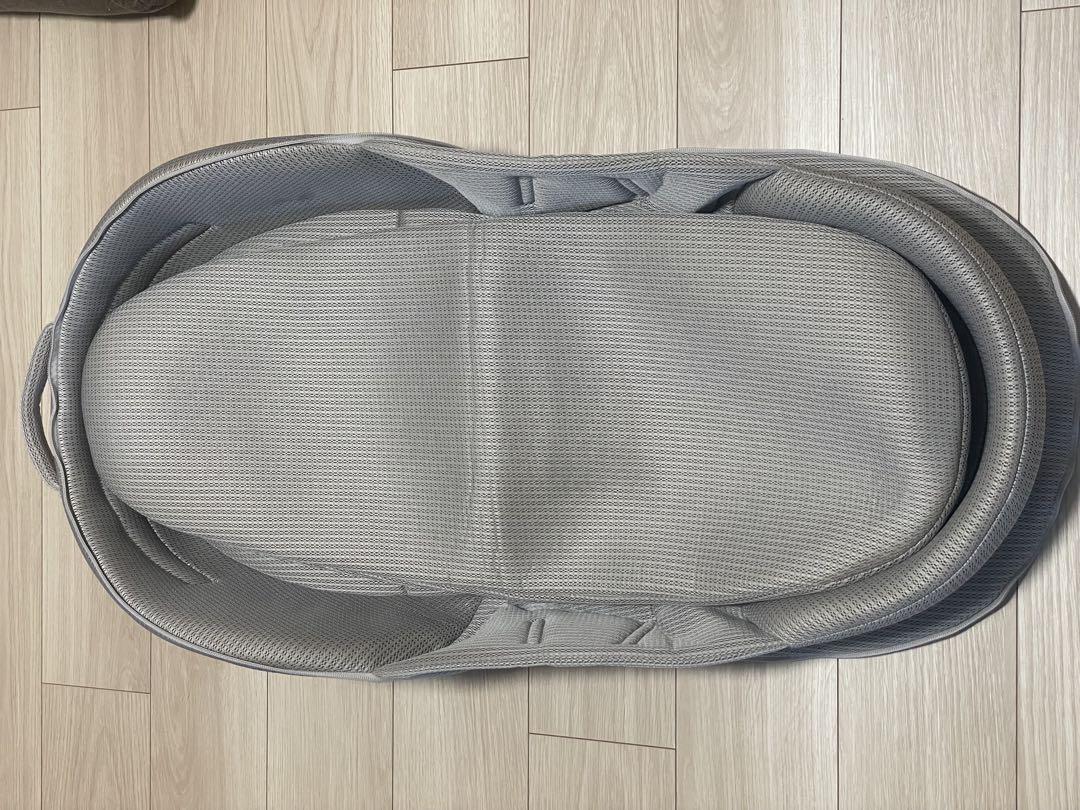 ネオママイズム　ベッドインベッド　グレー　収納袋付きベビー用寝具・ベッド