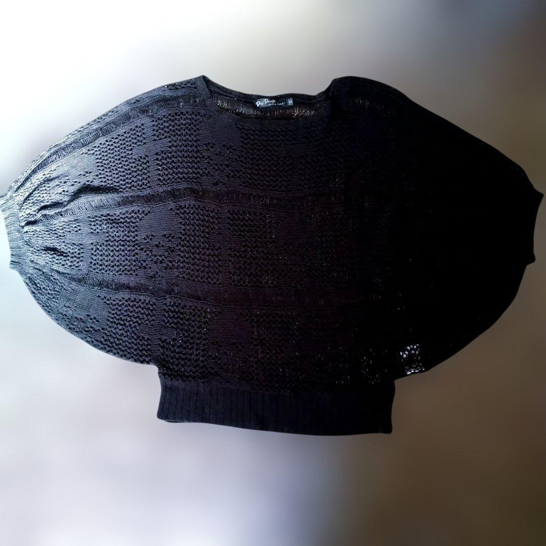 DigDeep ドルマンスリーブ ドクロ 十字架 着丈57cmM