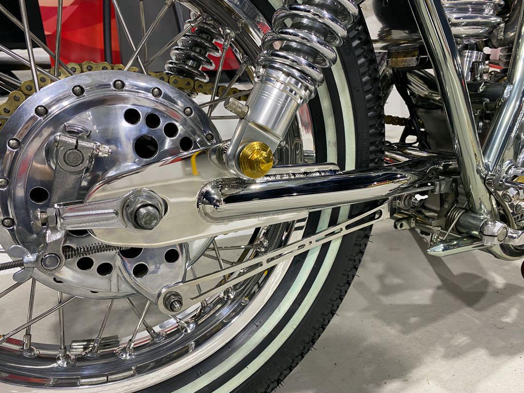 SR400用　ステンレス製トルクロッド