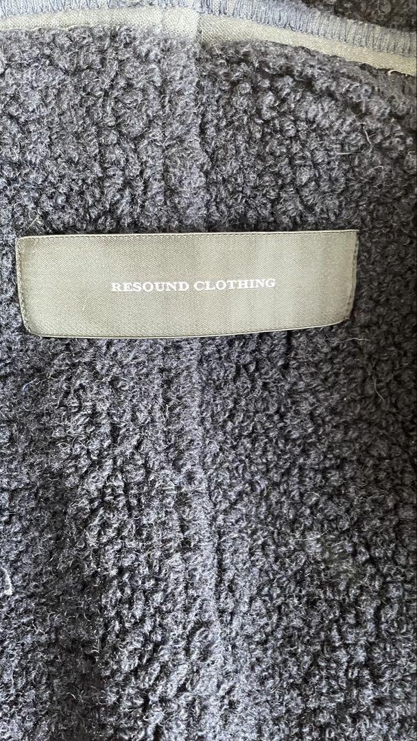 Resound clothing ウールボアコート