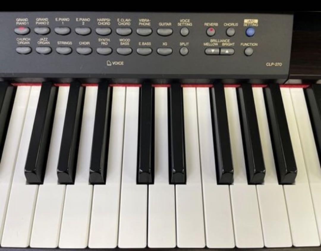 YAMAHA CLP-270M 88鍵盤　電子ピアノ　クラビノーバ YAMAHA CLP-270M 88鍵盤 電子ピアノ クラビノーバ - メルカリ