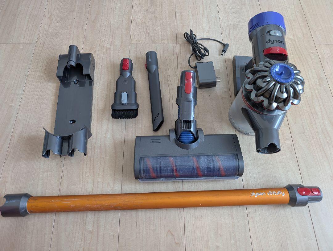 【ジャンク品】Dyson V8 Slim Fluffy コードレス掃除機 Dyson V8 Slim™ Fluffy Black (SV10K EXT BK) | 掃除機