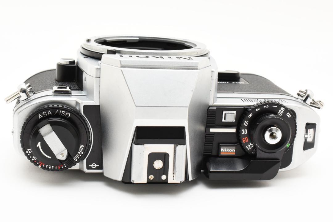 超美品 ニコン FG-20 シルバー フィルムカメラ　モルト新品交換済 B875