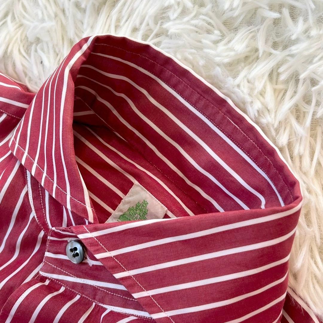 ✨極美品✨ フィナモレ ホリゾンタルカラーストライプシャツ トゥモローランド別注