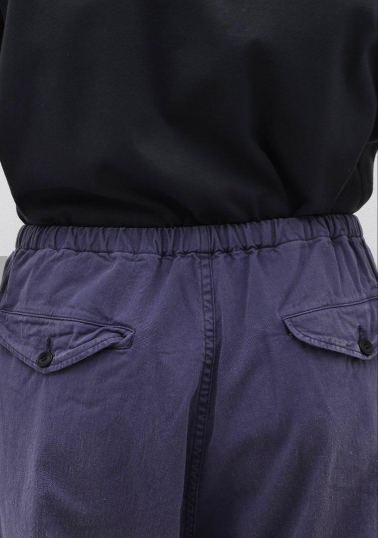 2024ss COMOLI コットンドリルニータックパンツ　size 1