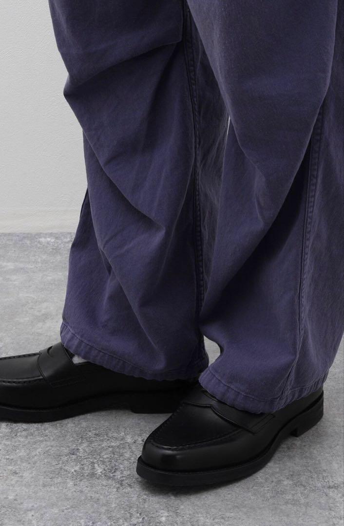 2024ss COMOLI コットンドリルニータックパンツ　size 1