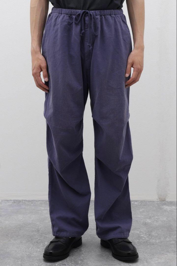 2024ss COMOLI コットンドリルニータックパンツ　size 1