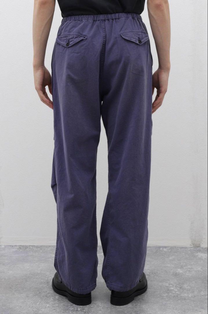 2024ss COMOLI コットンドリルニータックパンツ　size 1