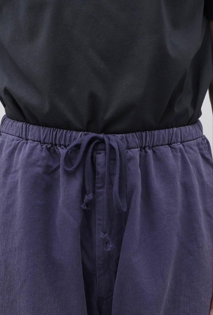 2024ss COMOLI コットンドリルニータックパンツ　size 1