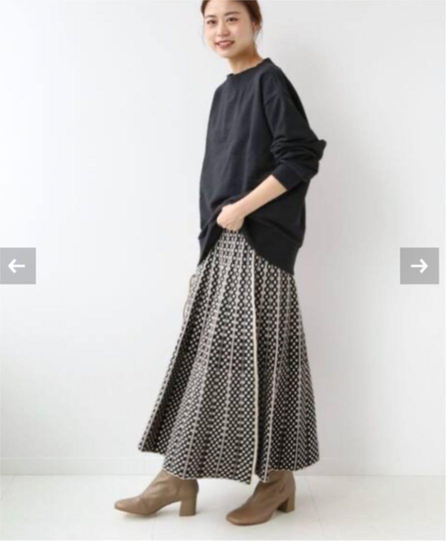 新品！TORRAZZO DONNAニットスカート TORRAZZO DONNA/トラッゾドンナ】リバーシブルニットスカート