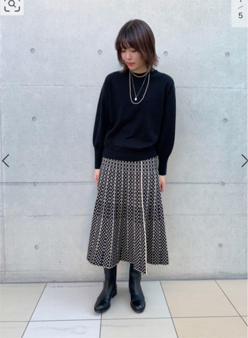 新品！TORRAZZO DONNAニットスカート TORRAZZO DONNA/トラッゾドンナ】リバーシブルニットスカート