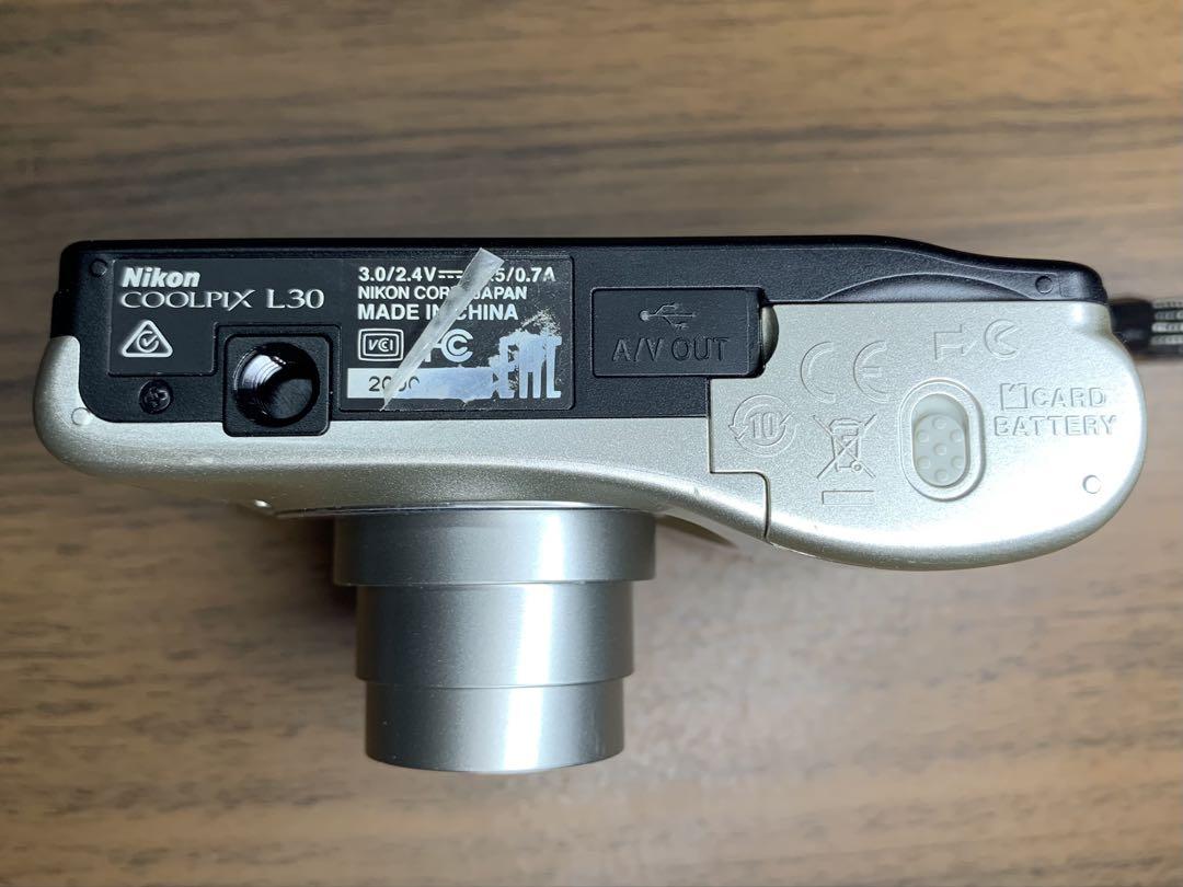 Nikon COOLPIX L30❗️シルバー系❗️単3新品❗️ジャンク品扱い❗️美品❗️