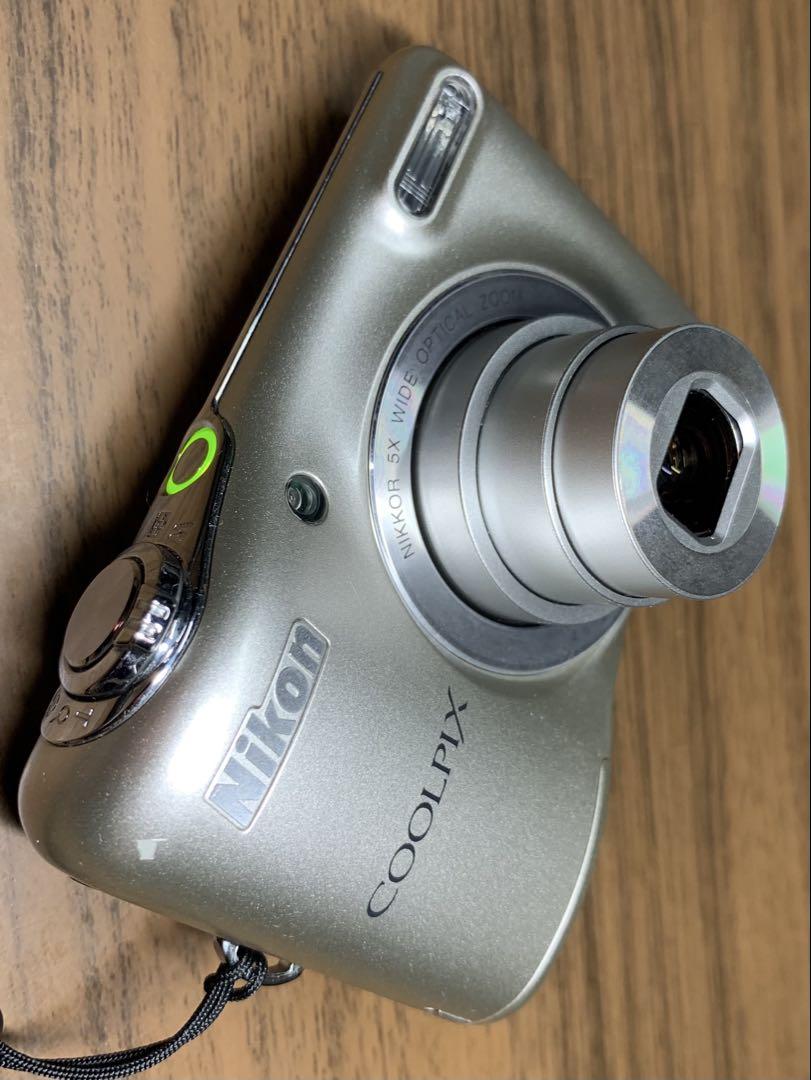 Nikon COOLPIX L30❗️シルバー系❗️単3新品❗️ジャンク品扱い❗️美品❗️