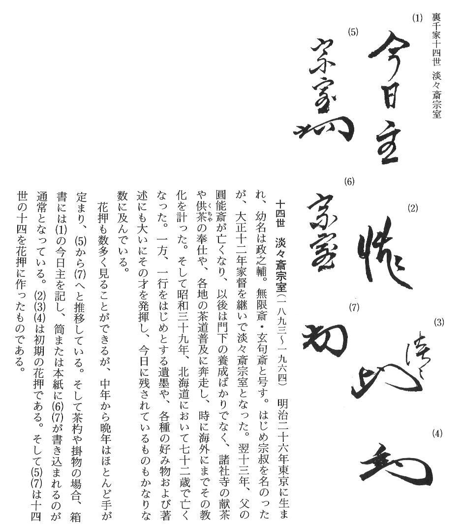 裏千家14世淡々斎宗室自筆扇面『雅正』掛軸（共箱） - メルカリ
