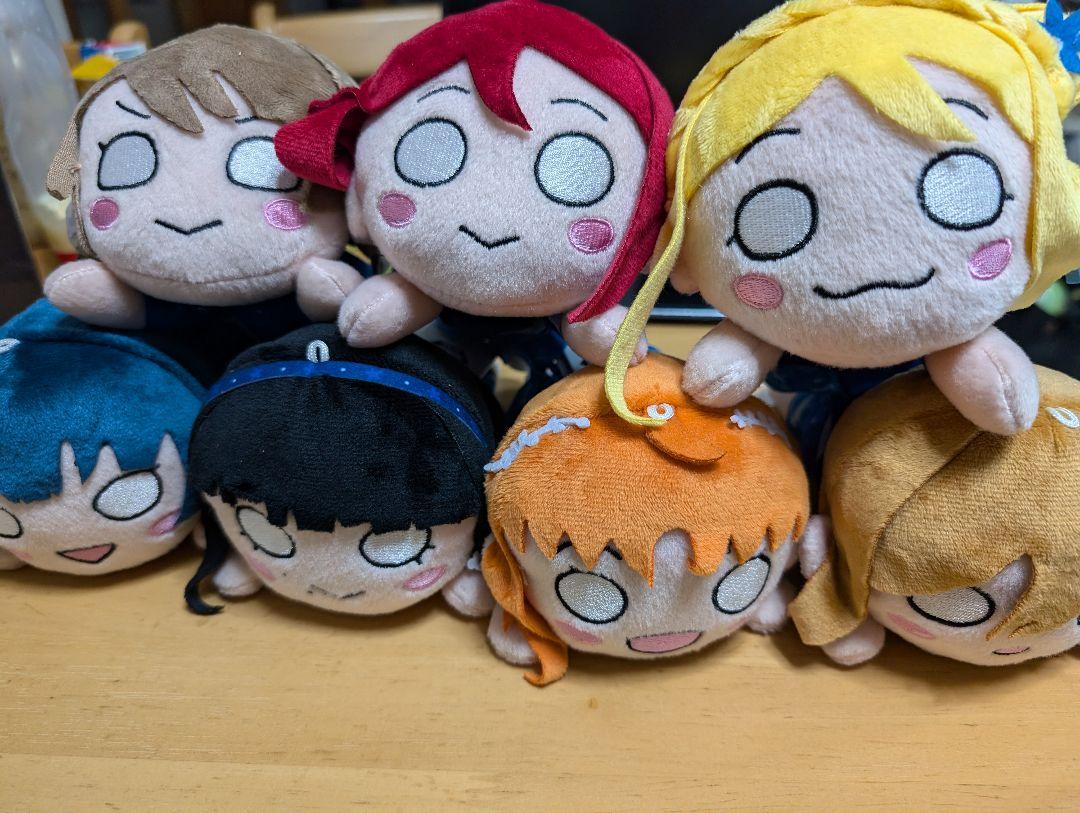 ラブライブ　Aqours　永久hours 寝そべり ぬいぐるみ　7種類セット