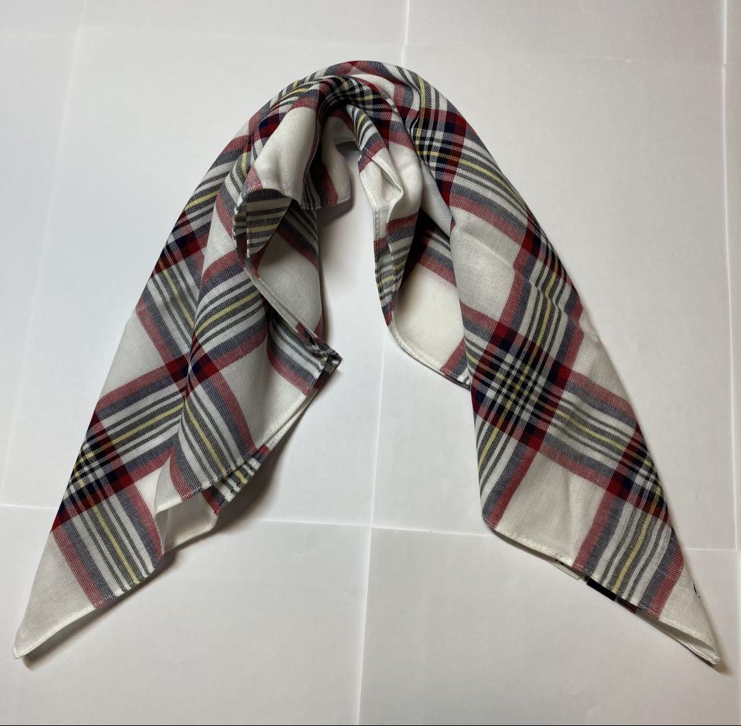 新品未使用　Polo Ralph Lauren ストライプパッチワークスカーフ 新品未使用 Polo Ralph Lauren ストライプパッチワークスカーフ