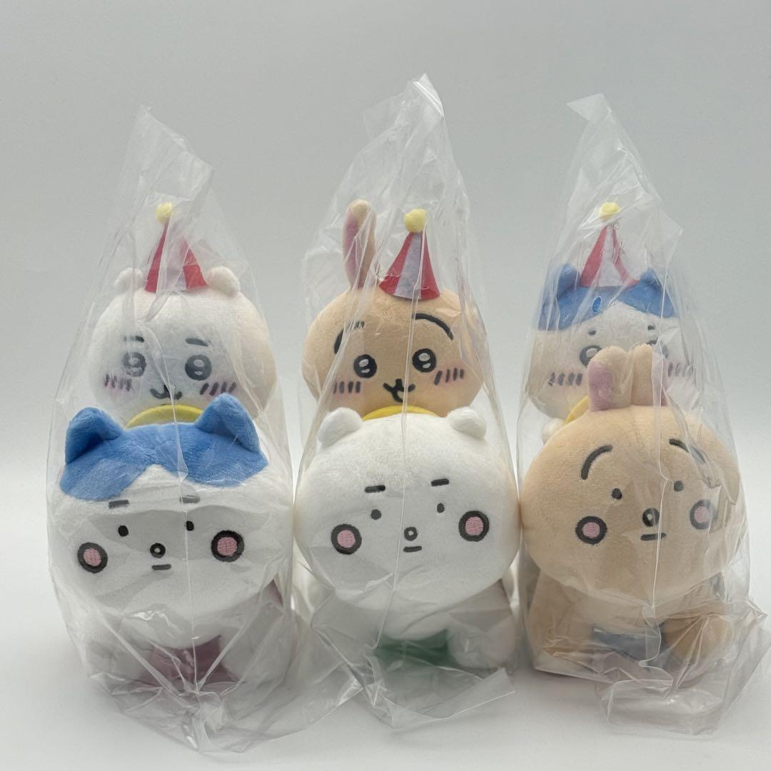 ちいかわらんど ぴーぽぽぬいぐるみ　ちいかわ　3点セット
