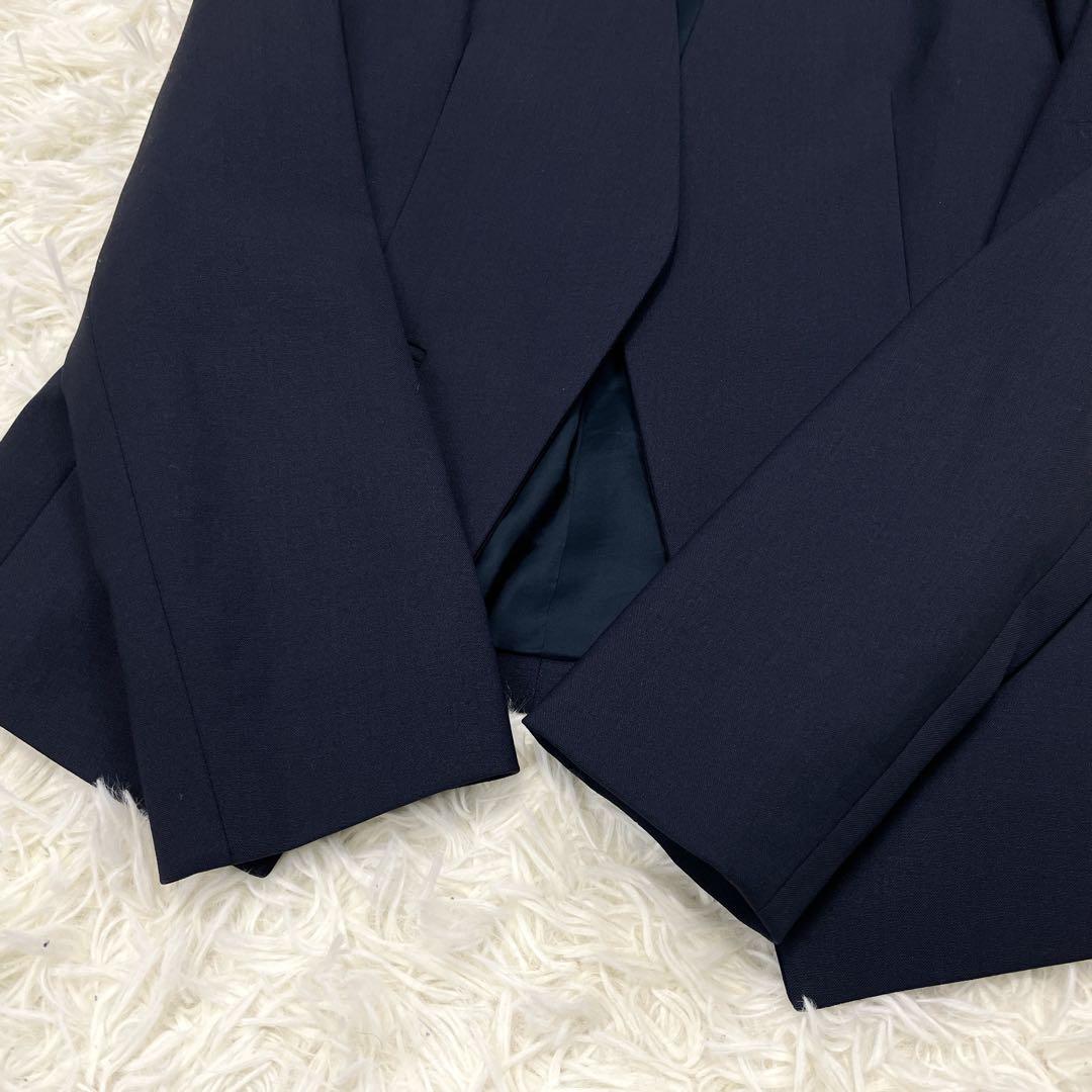 美品☆現行Theory LANAI TAILOR ノーカラージャケット 総裏